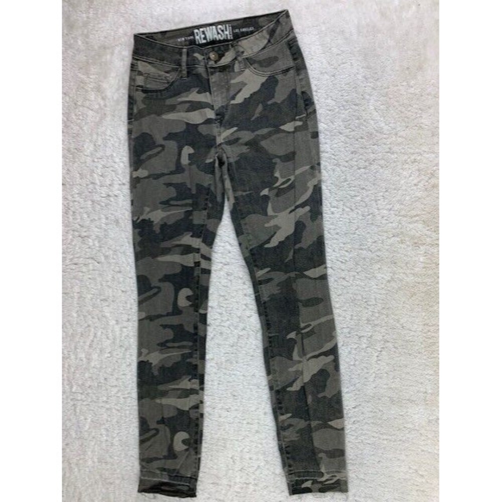 Rewash Size 1 Womens Camo Pants Skinny Low Rise Stretch